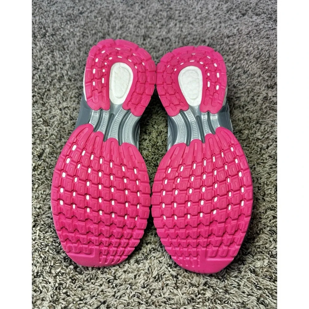 Adidas  Response Boost Techfit Women's Size 8.5 Running Shoes Gray Pink B35767